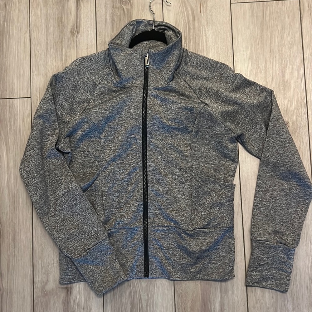 Lucy Heather Gray Zip Up